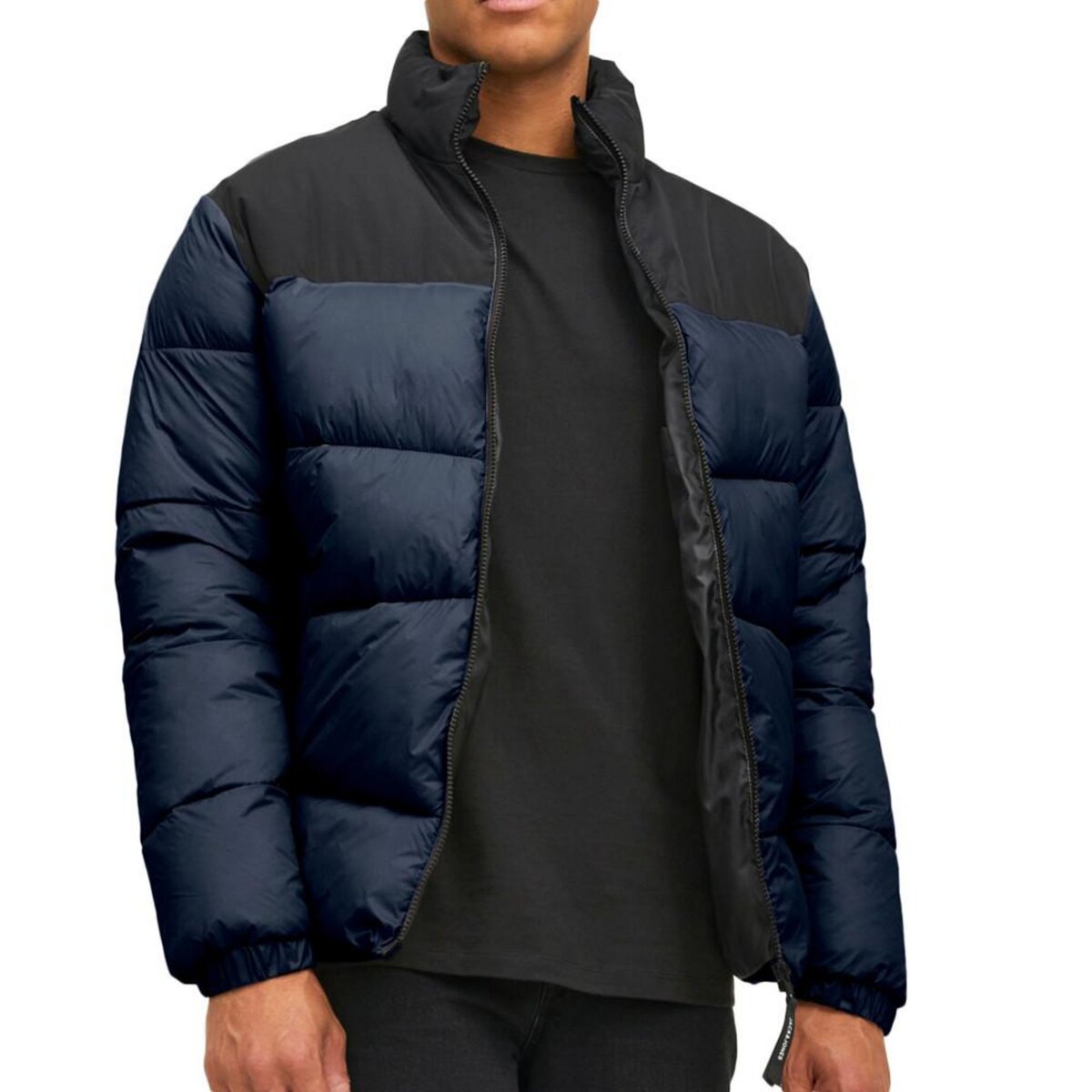 Doudoune Marine Homme Jack & Jones Puffer pas cher 