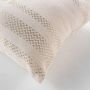 Voir la diapositive 3 : Douceur d'Intérieur Coussin déhoussable ALTHA - Coton jacquard - 40 x 40 cm - Ecru