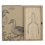 Voir la diapositive 2 : Paris Prix Coffret Foie Gras  Lyre & Planche  28cm Beige