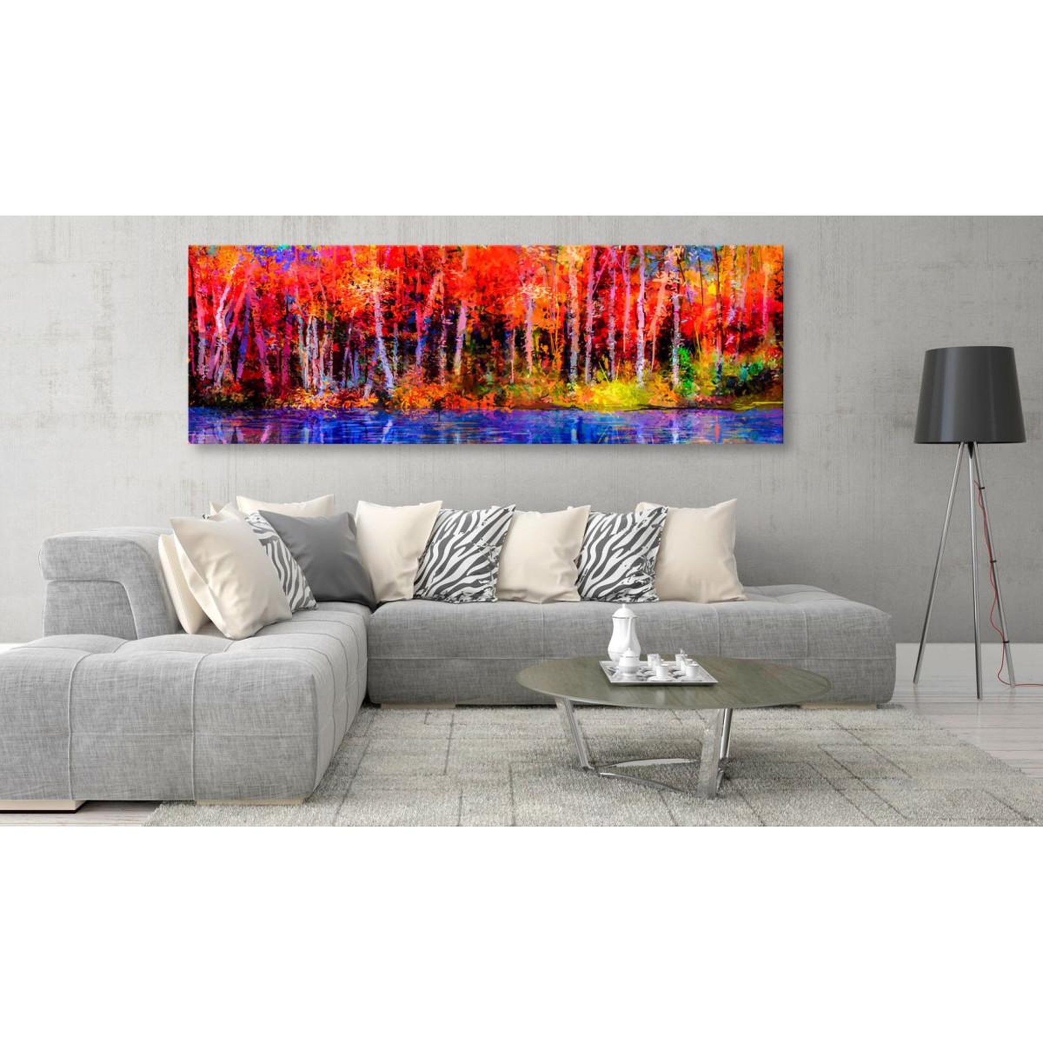 Voir la diapositive 2 : Paris Prix Tableau imprimé  colorful autumn trees