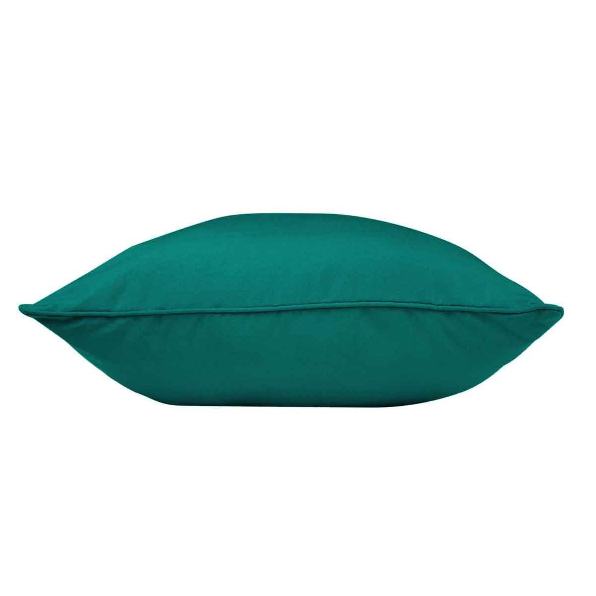 Voir la diapositive 2 : Douceur d'Intérieur Coussin déco  essentiel  60x60cm émeraude