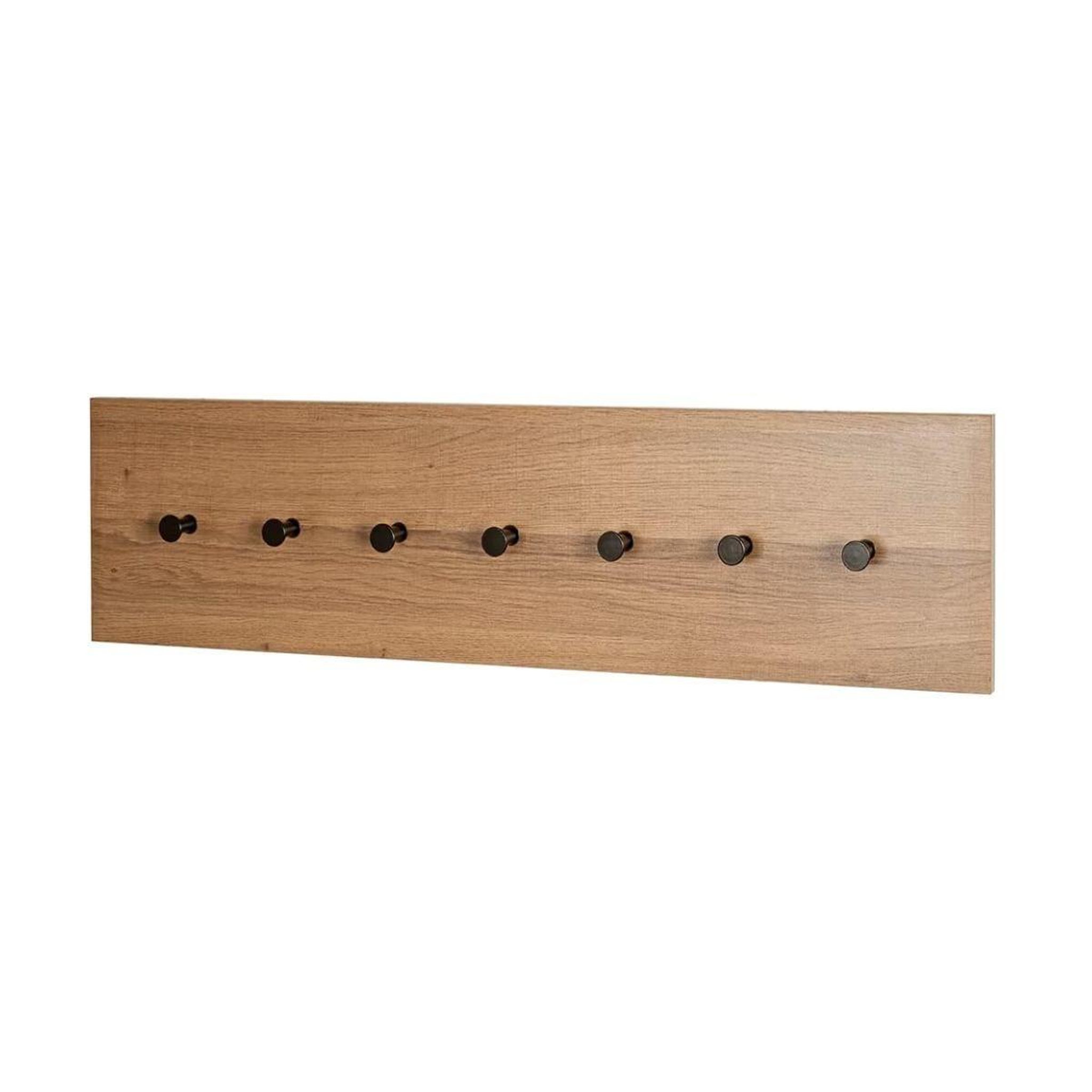 Paris Prix Patère murale  miranda  80cm chêne foncé & noir