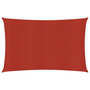 Voir la diapositive 2 : VIDAXL Voile d'ombrage 160 g/m^2 Rouge 2,5x4 m PEHD