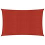 Voir la diapositive 2 : VIDAXL Voile d'ombrage 160 g/m^2 Rouge 2,5x4 m PEHD