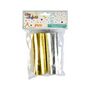 Voir la diapositive 2 : Paris Prix Lot de 2 Rouleaux  Serpentins  4m Argent & Or