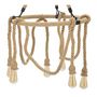 Voir la diapositive 2 : Paris Prix Lampe Suspension en Bambou  Rope  64cm Naturel