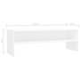 Voir la diapositive 6 : VIDAXL Meuble TV Blanc 120x40x40 cm Bois d'ingenierie