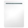 Voir la diapositive 4 : VIDAXL Armoire de salle de bain à miroir LED Blanc brillant 60x11x80cm