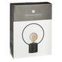 Voir la diapositive 2 : ATMOSPHERA Lampe à Poser en Métal  Cerceau  26cm Noir