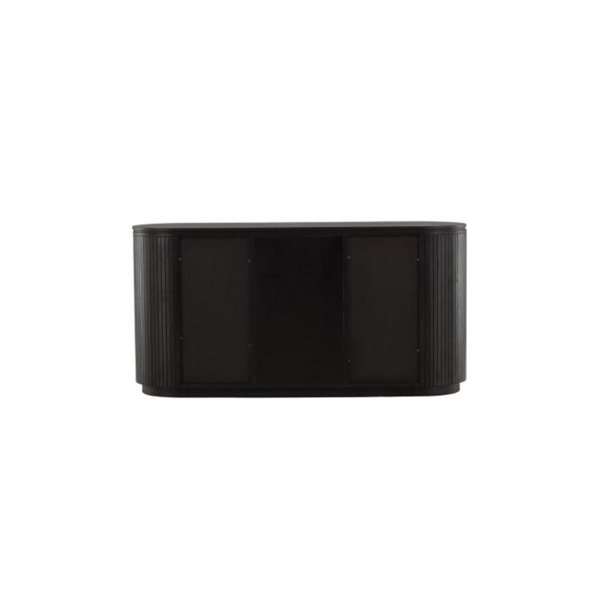 Paris Prix Buffet Design Nervuré  Fjallbacka  160cm Noir