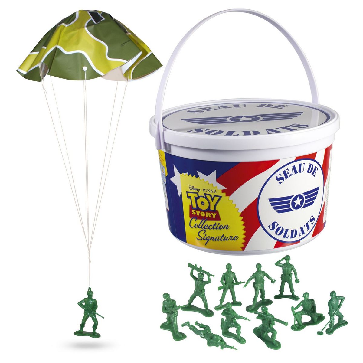 LANSAY Seau de 72 soldats collection signature - Toy Story