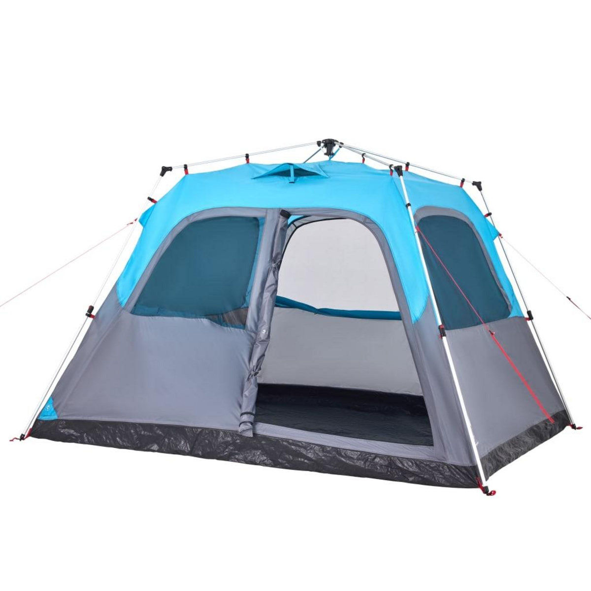 VIDAXL Tente familiale a dome 6 personnes bleu liberation rapide