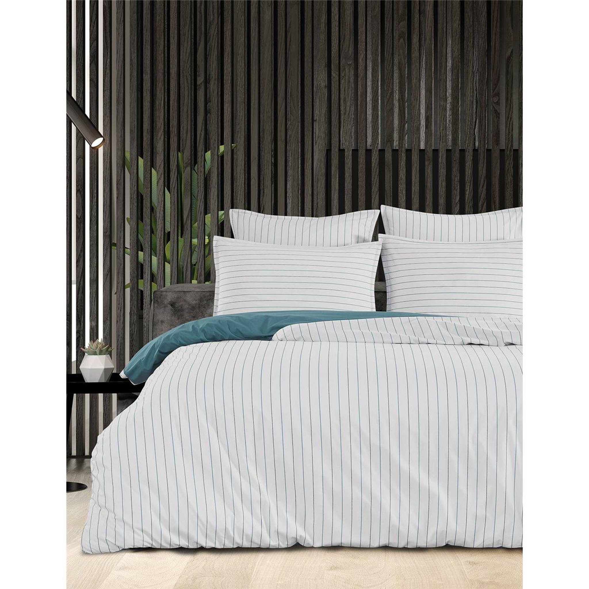 Voir la diapositive 5 : Sensei Maison Lot de 2 taies d'oreillers en percale de coton HOSSEGOR