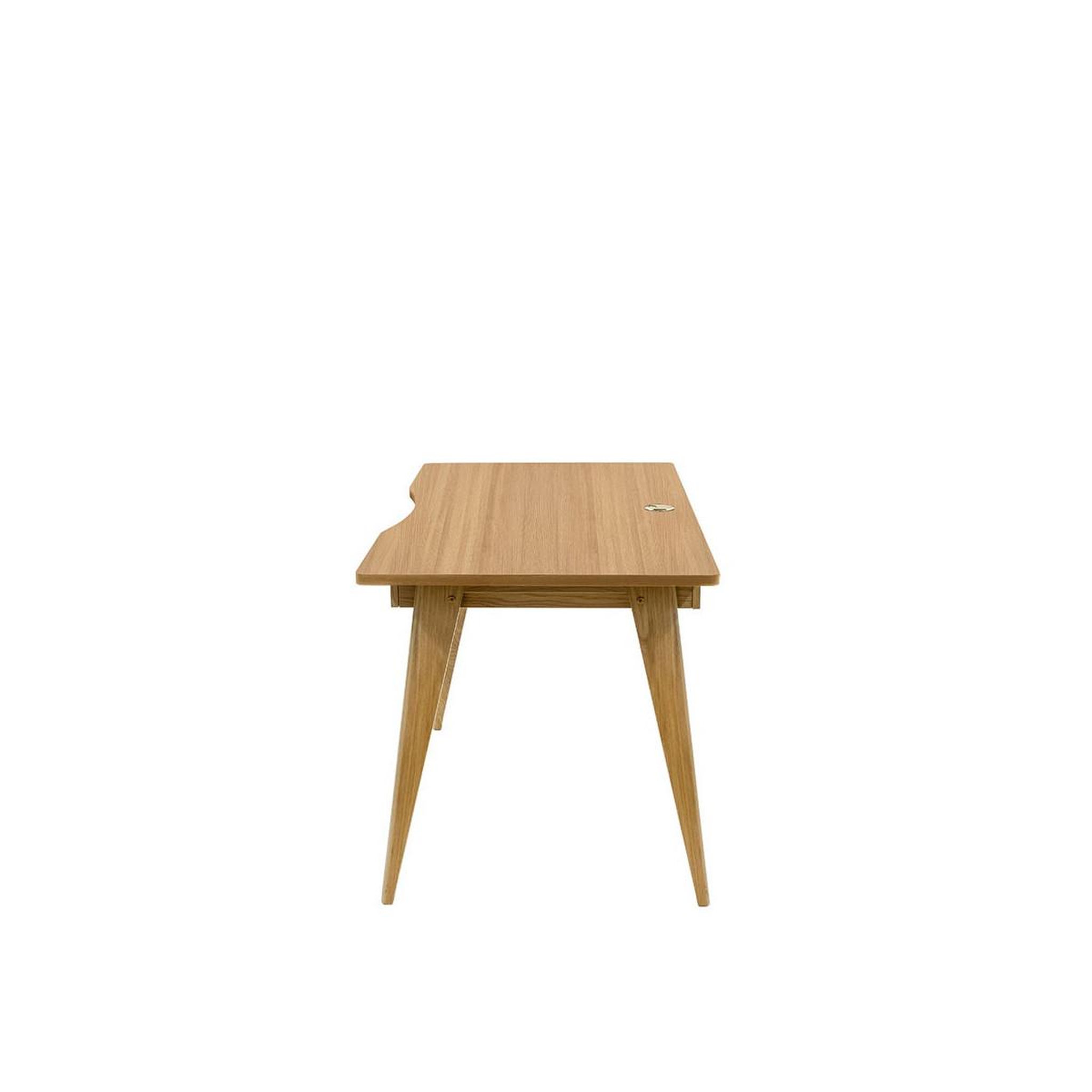 Voir la diapositive 5 : Paris Prix Bureau design 2 tiroirs  nice  140cm chêne