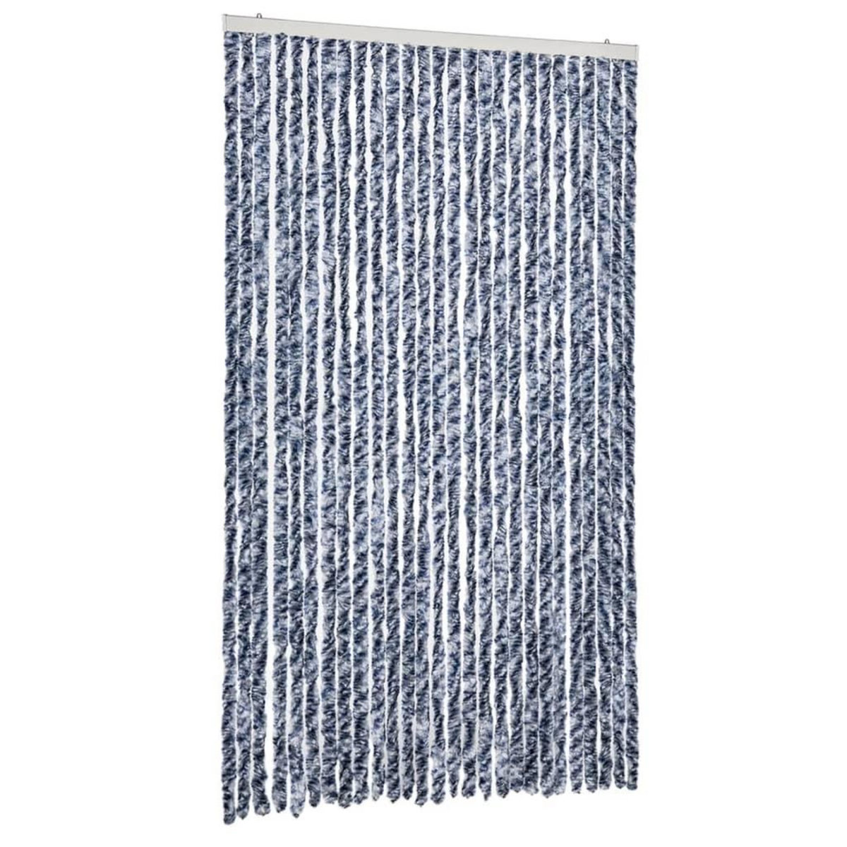 VIDAXL Moustiquaire bleu et blanc 118x220 cm chenille