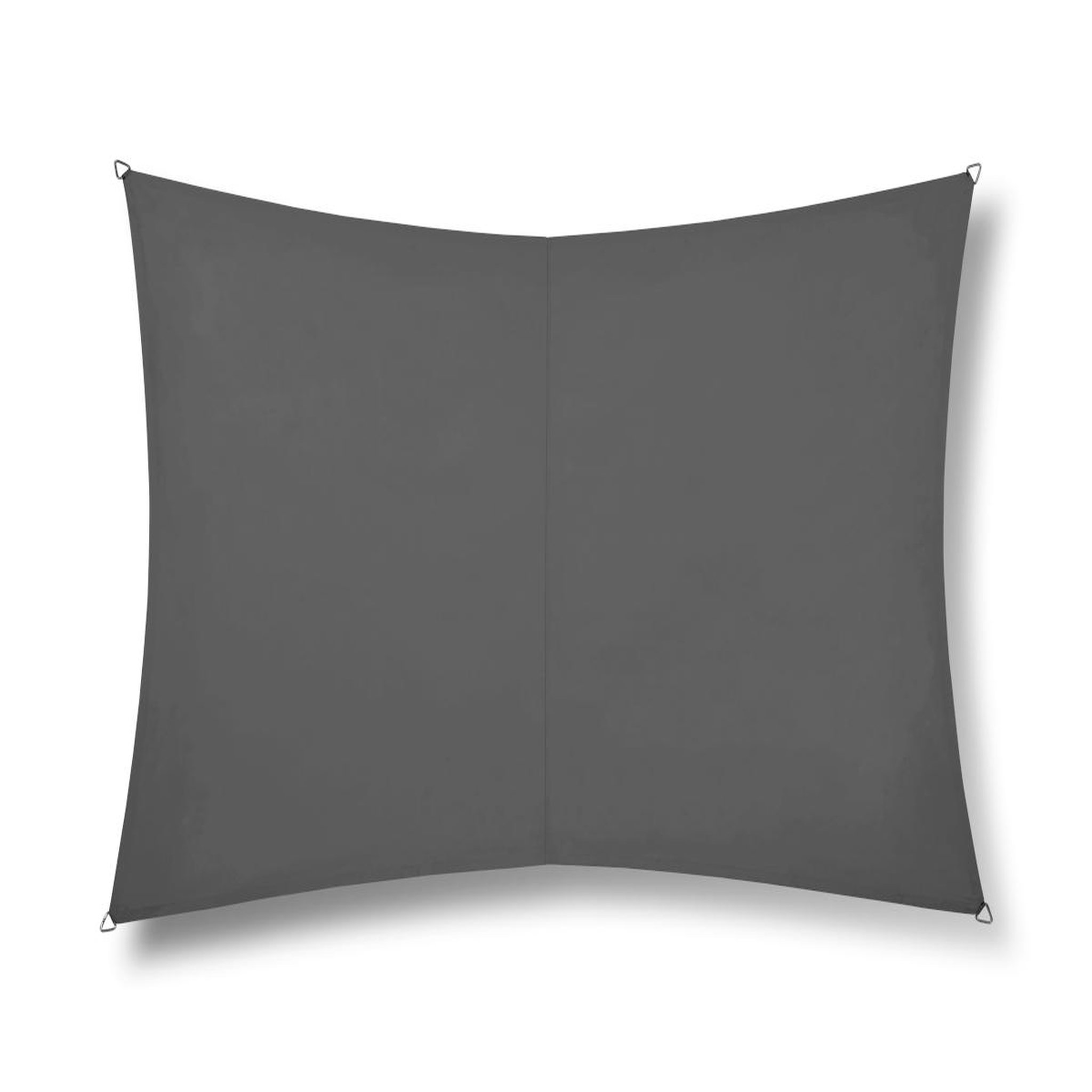 Jardiline Voile d'ombrage rectangulaire rivage ardoise - 3 x 2 m - qualité premium jardiline