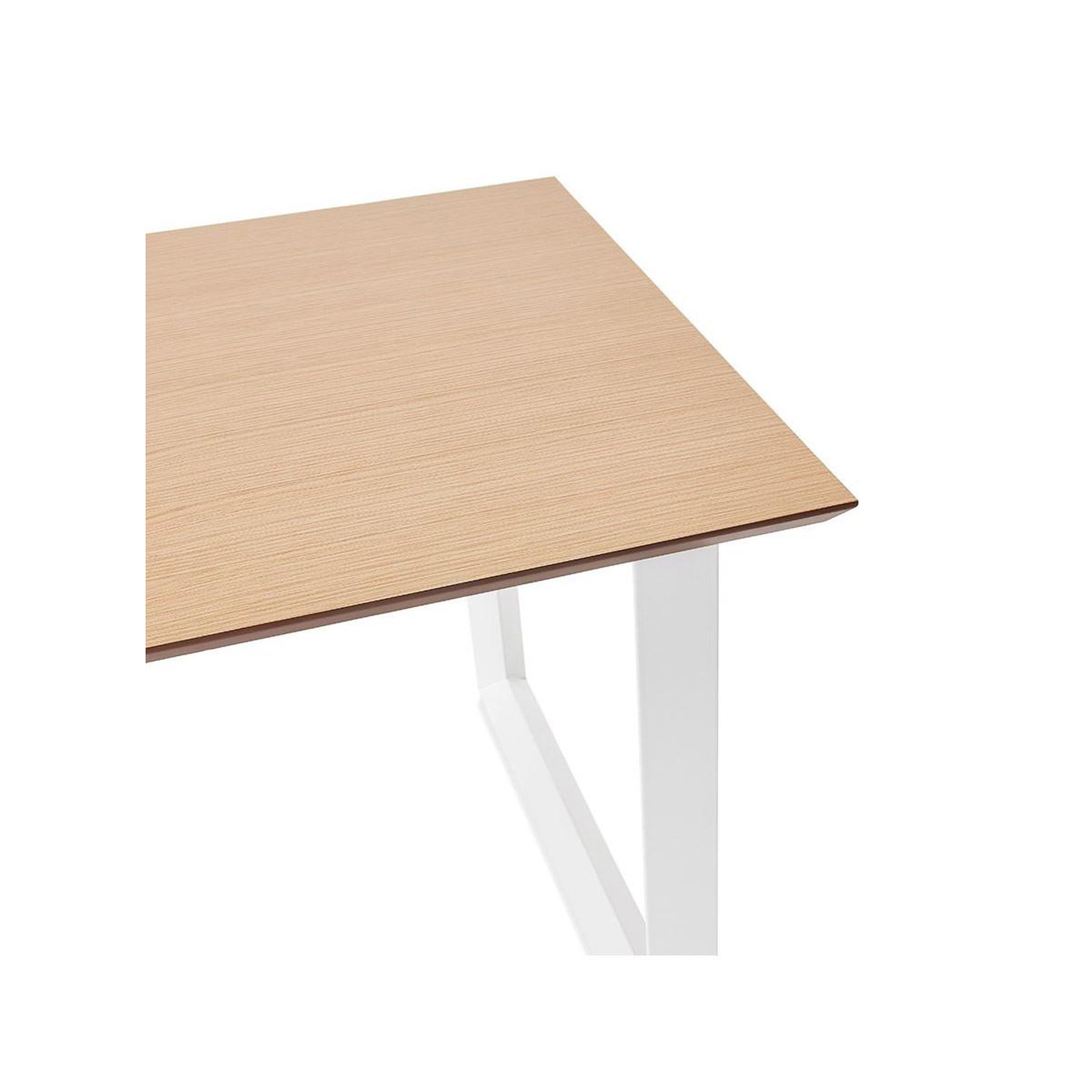 Voir la diapositive 4 : Paris Prix Bureau design  ribaila  130cm naturel & blanc