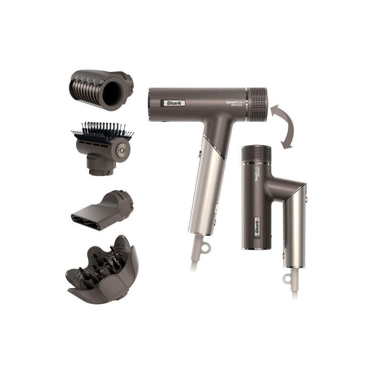 Shark Sèche cheveux SpeedStyle Pro HD542EU FLEX 4-en-1