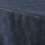 Voir la diapositive 2 : Paris Prix Nappe Imprimée Jacquard  Étoiles  140x240cm Bleu