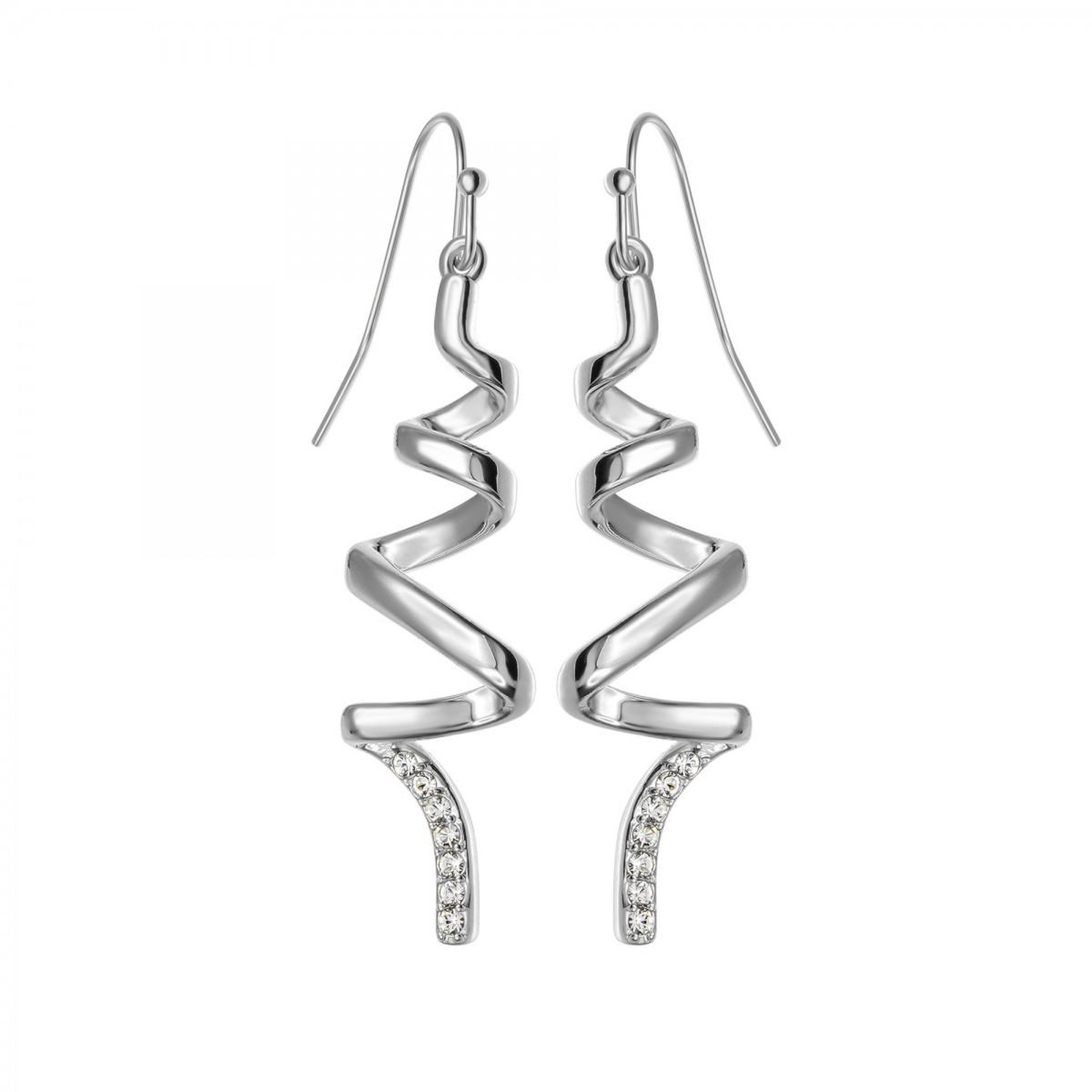 Voir la diapositive 1 : SC CRYSTAL Boucles d'oreilles SC Crystal ornées de Cristaux scintillants