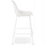 Voir la diapositive 3 : Paris Prix Tabouret de Bar Design  Braddock  96cm Blanc