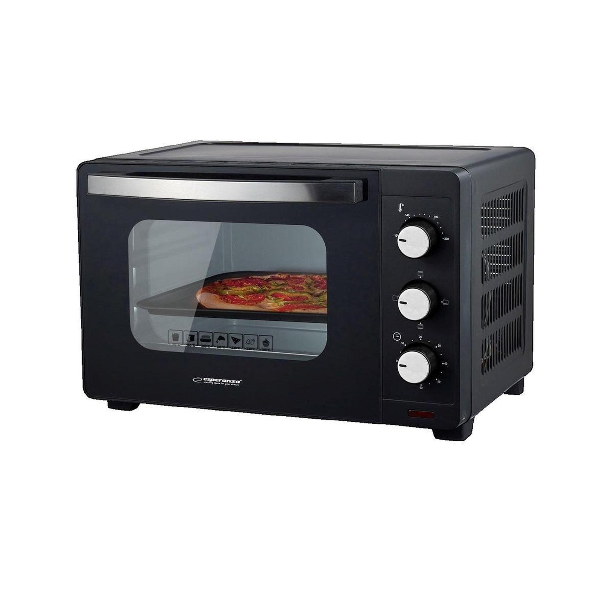 Voir la diapositive 3 : ESPERANZA Mini four Esperanza EKO008N 20 litres 1280 W