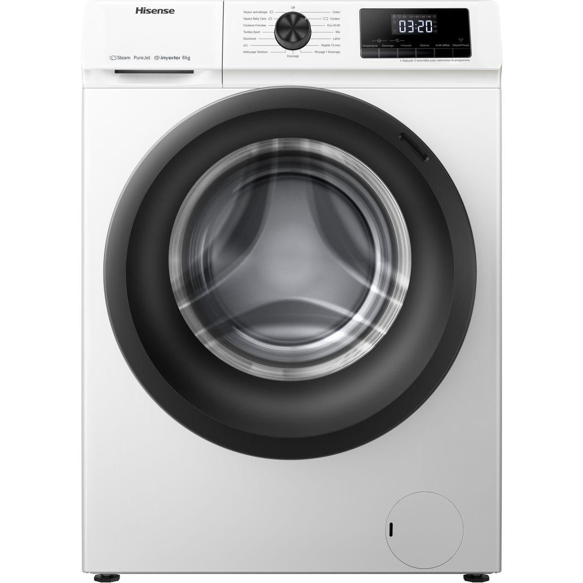 Hisense Lave linge hublot W814QAEJM