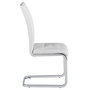 Voir la diapositive 2 : IDIMEX Lot de 4 chaises CHLOE, en synthétique