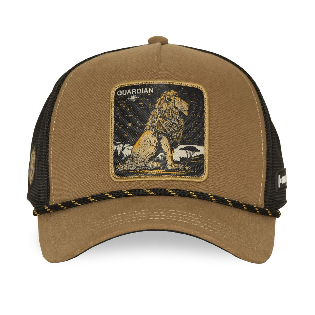 CAPSLAB Casquette trucker premium avec filet et patch Lion