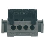 Legrand Bornier phasé noir 4 borne 16mm²