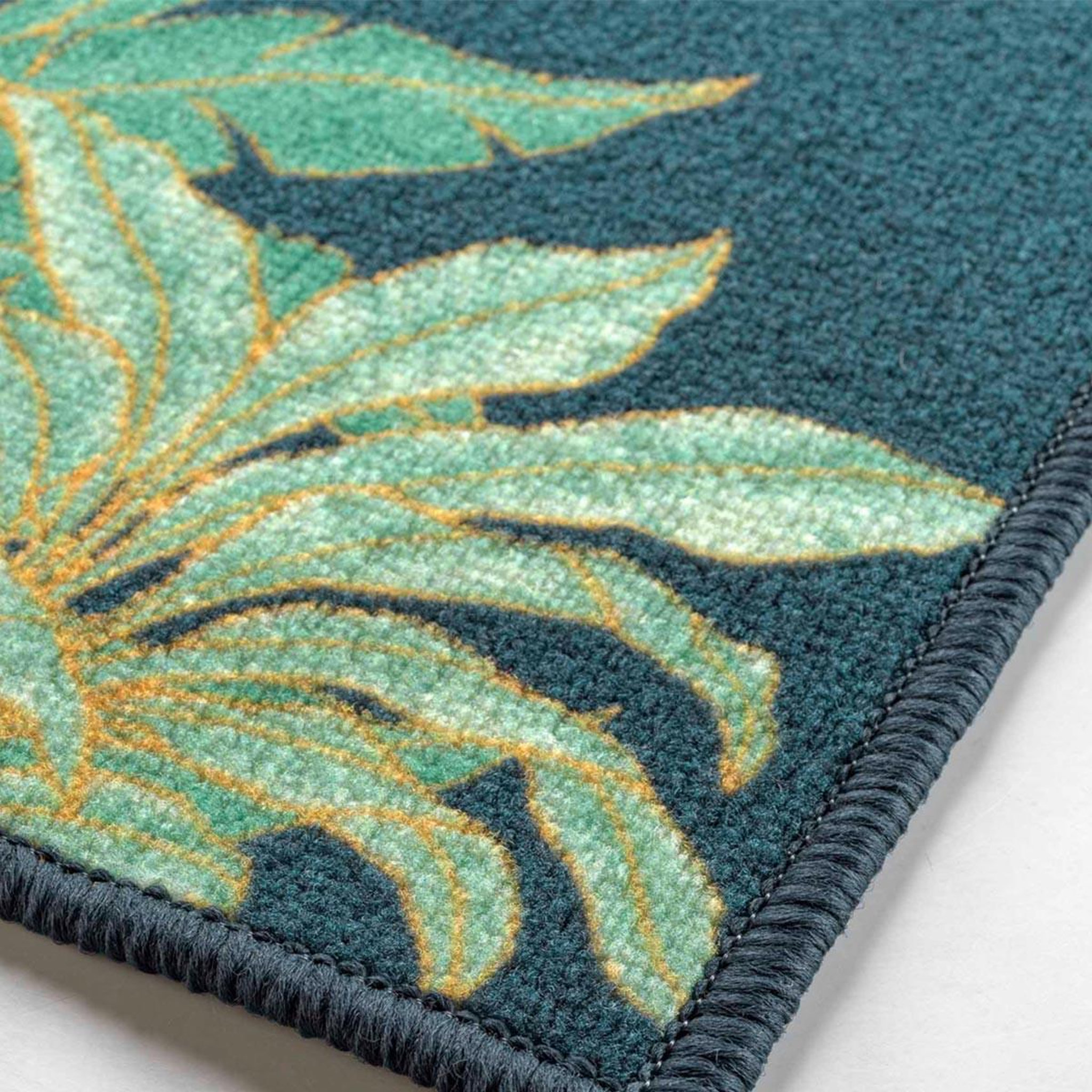 Voir la diapositive 2 : Douceur d'Intérieur Tapis déco imprimé  vayana  50x120cm vert