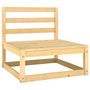 Voir la diapositive 5 : VIDAXL Salon de jardin 4 pcs avec coussins Bois de pin massif