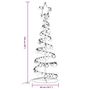 Voir la diapositive 6 : VIDAXL Sapin de Noël a LED avec boules 100 LED blanc chaud 150 cm