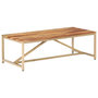 Voir la diapositive 1 : VIDAXL Table basse 120x60x40 cm Bois massif