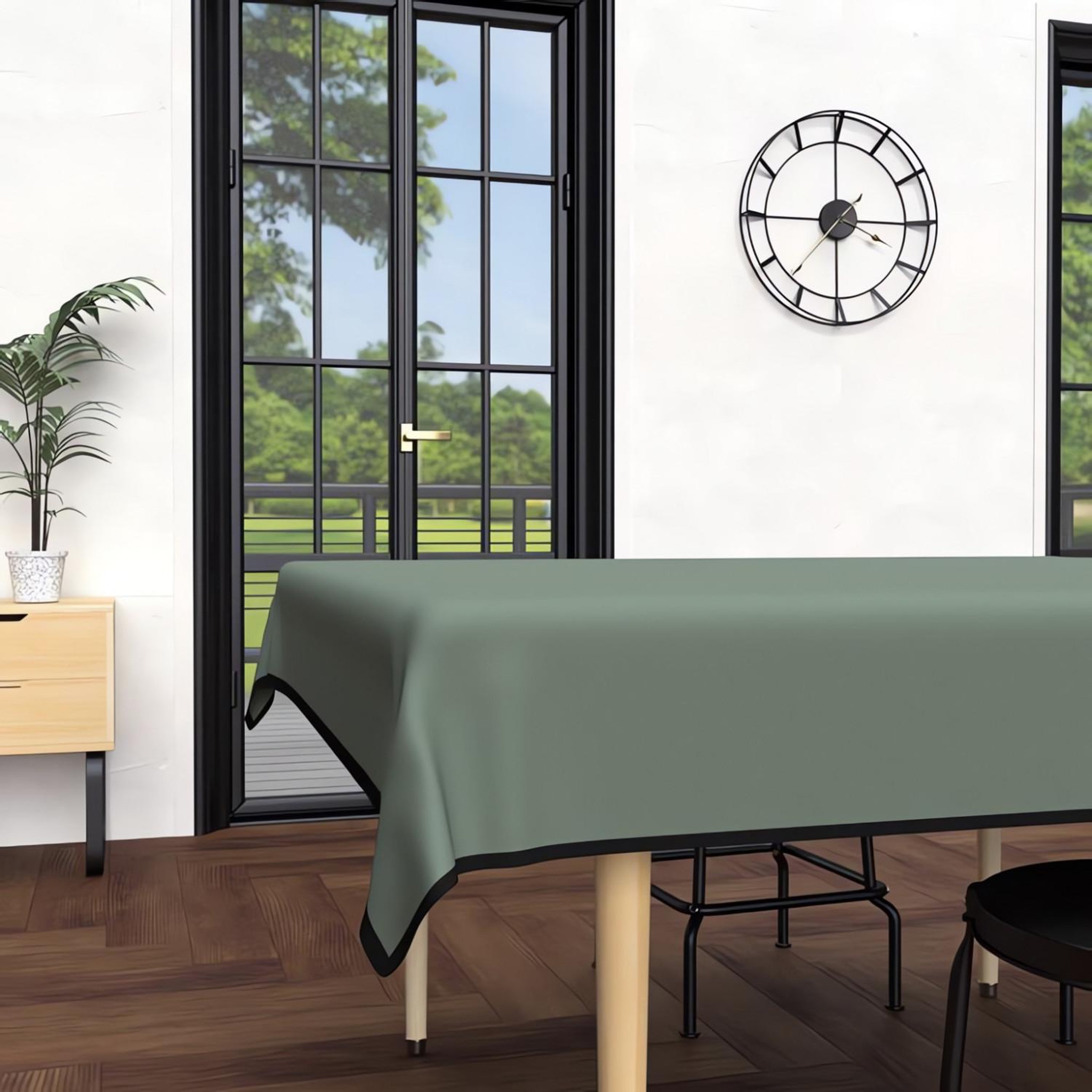 Voir la diapositive 1 : SOLEIL D'OCRE Nappe anti-tâches en microfibre lavée BOHEME, par Soleil d'Ocre