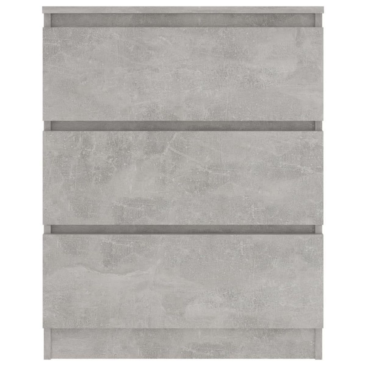 VIDAXL Buffet Gris beton 60x35x76 cm Bois d'ingenierie
