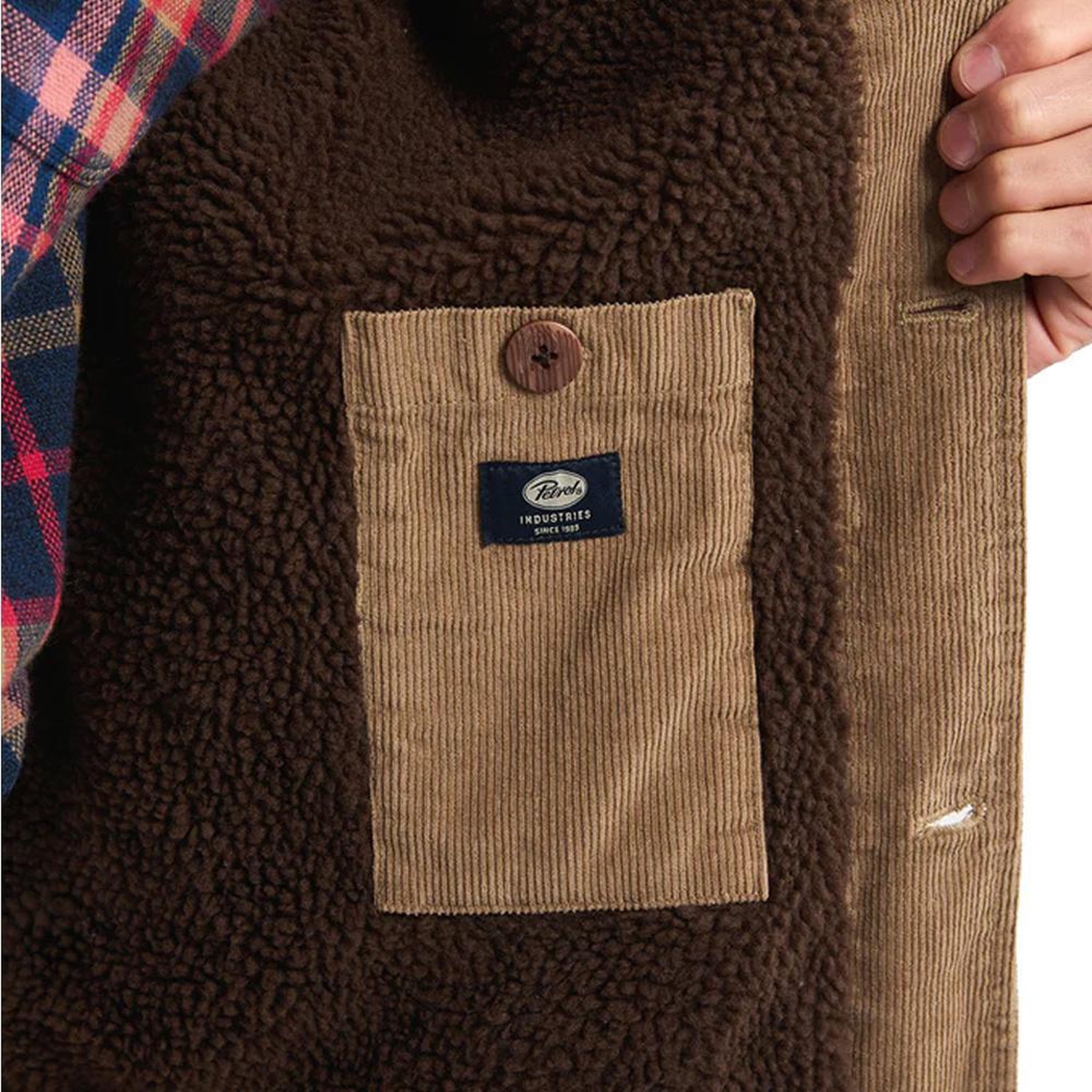 Voir la diapositive 3 : Petrol Industries Veste  Homme Petrol Industries Padded