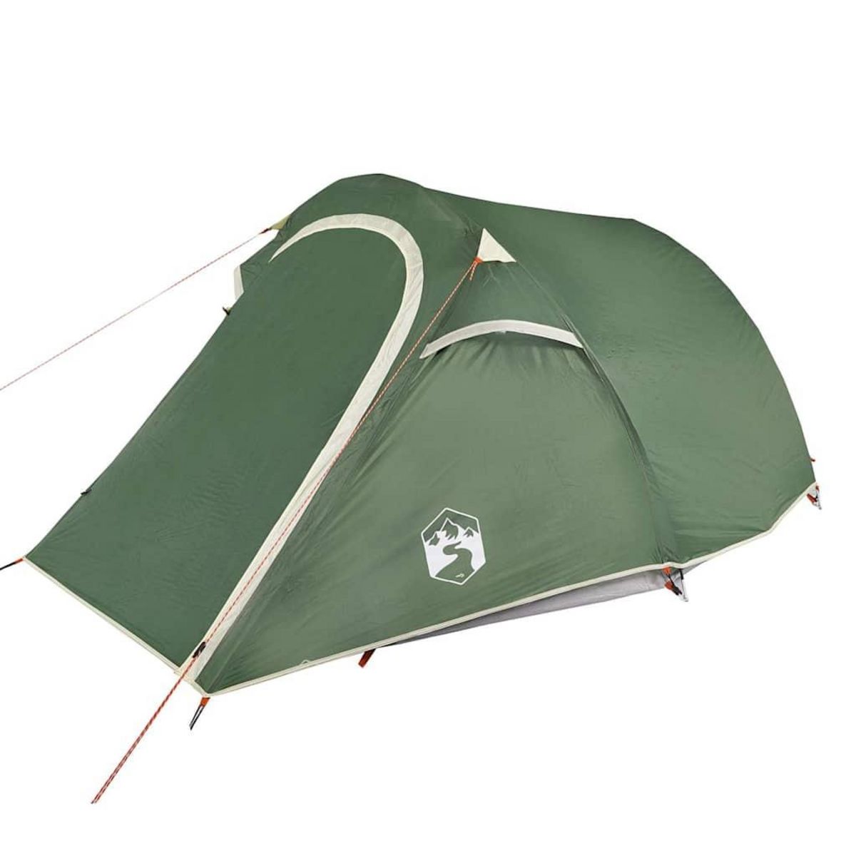 VIDAXL Tente de camping tunnel 2 personnes vert impermeable