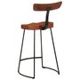 Voir la diapositive 4 : VIDAXL Tabourets de bar lot de 2 49x43x88 cm bois de manguier massif