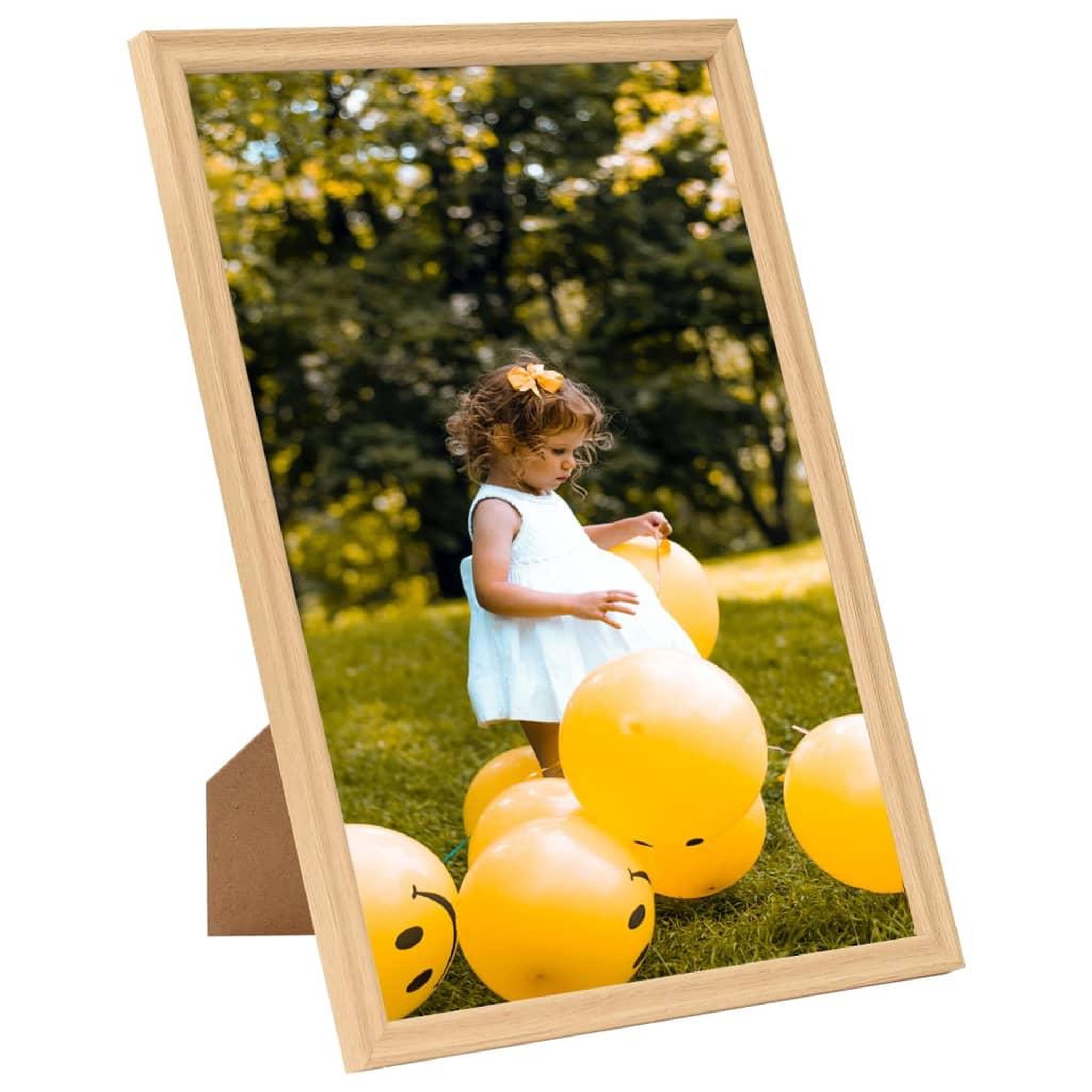 Voir la diapositive 2 : VIDAXL Collage de cadres photo 5 pcs de mur table Chene clair 70x90 cm