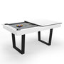 Voir la diapositive 1 : SOKKER Billard Américain Convertible en Table à manger 6/8 personnes 206 x 116 x 82 Cm - Horizon
