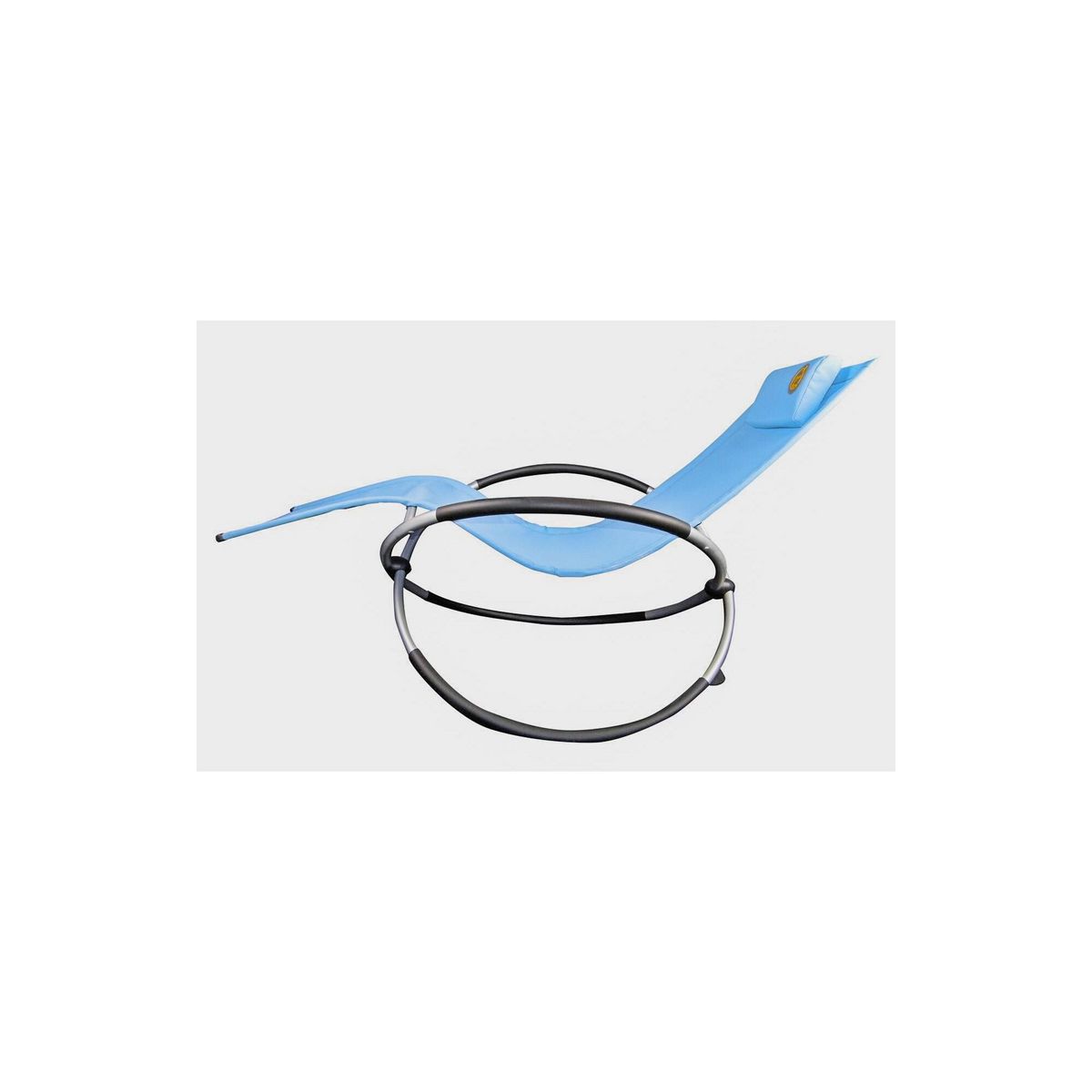 O'Sun Transat en aluminium à bascule - O'Sun - Bleu - Dimensions : 155 x 80 x 85 cm