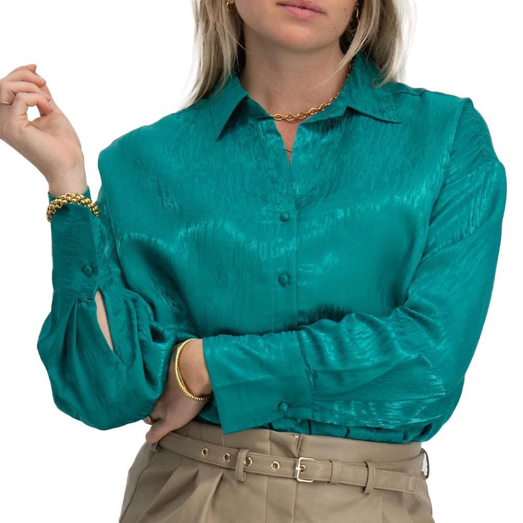 Vero Moda Chemise Verte Femme Vero Moda Sina. Coloris disponibles : Vert