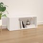 Voir la diapositive 3 : VIDAXL Meuble TV Blanc 80x24x32 cm Bois d'ingenierie