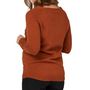 Voir la diapositive 2 : MAMALICIOUS Pull de Grossesse Terracotta Femme Mamalicious