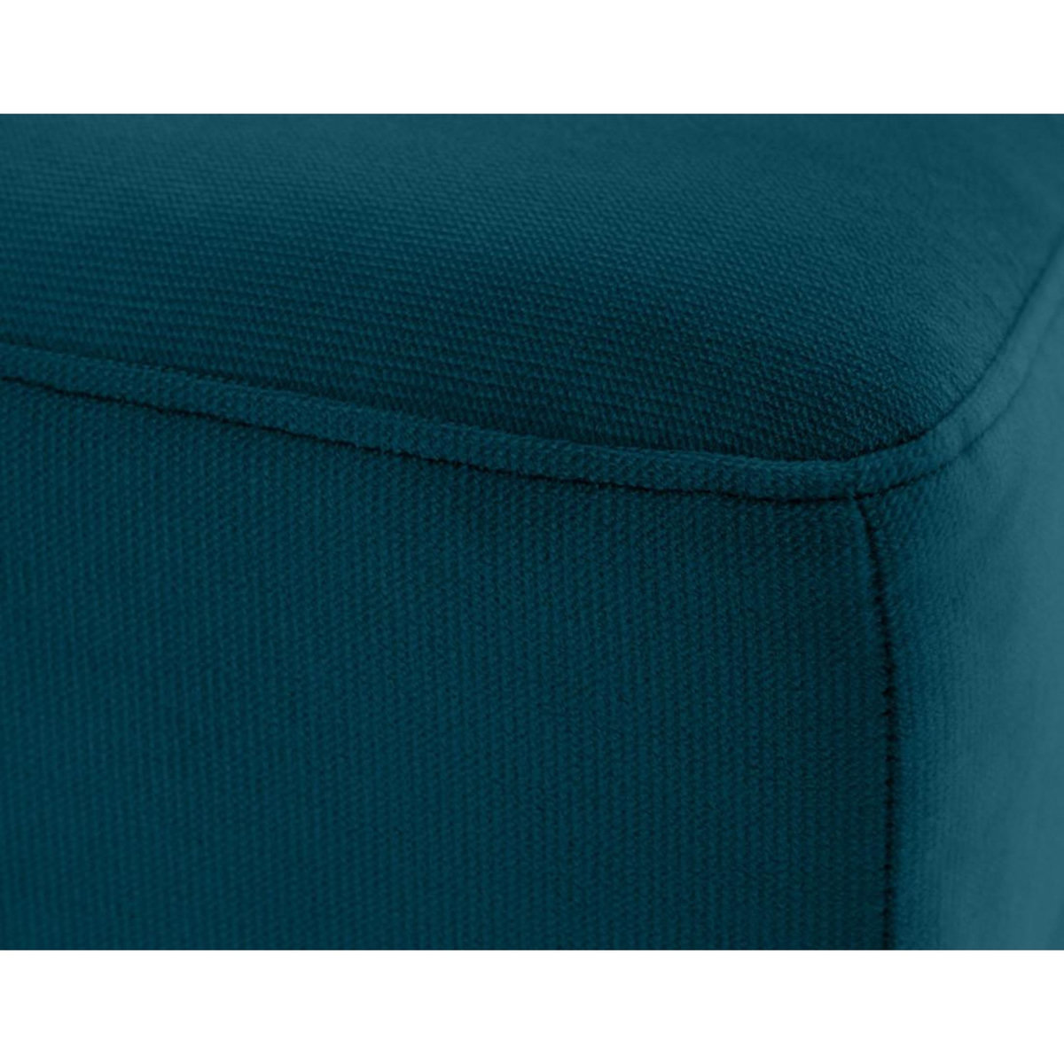 LISA DESIGN Anna - pouf en velours - pieds en bois