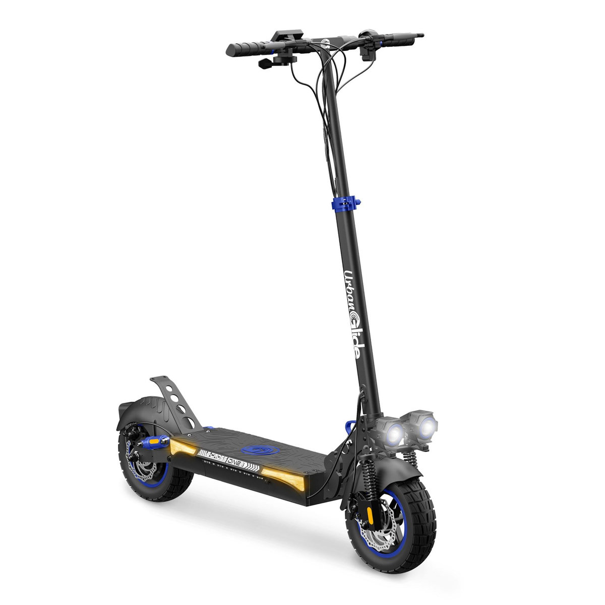 URBANGLIDE Trottinette Électrique Adulte UrbanGlide  ECROSS –  Moteur 1300W -  Autonomie Jusqu'a 60 km - Pneu Tubeless 10  - Batterie 54V/13Ah - Poids 23Kg