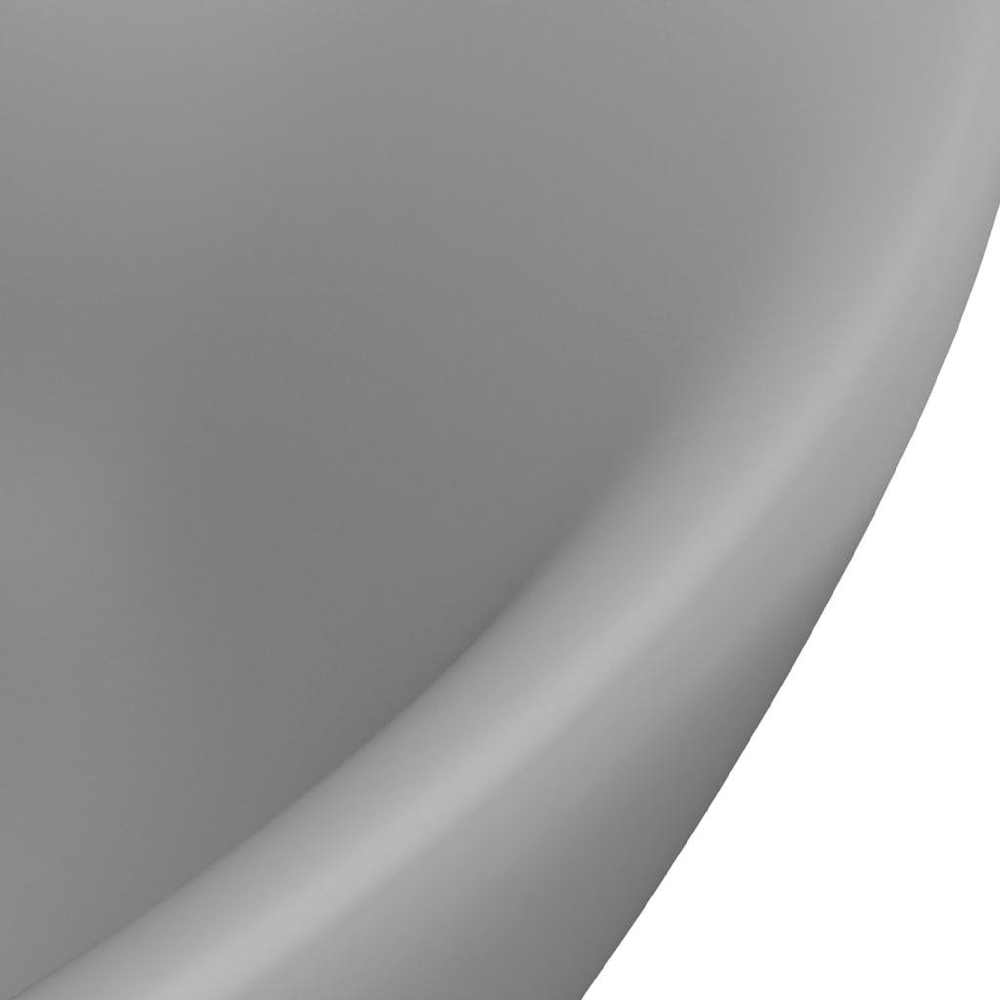 Voir la diapositive 5 : VIDAXL Lavabo ovale a trop-plein Gris clair mat 58,5x39 cm Ceramique
