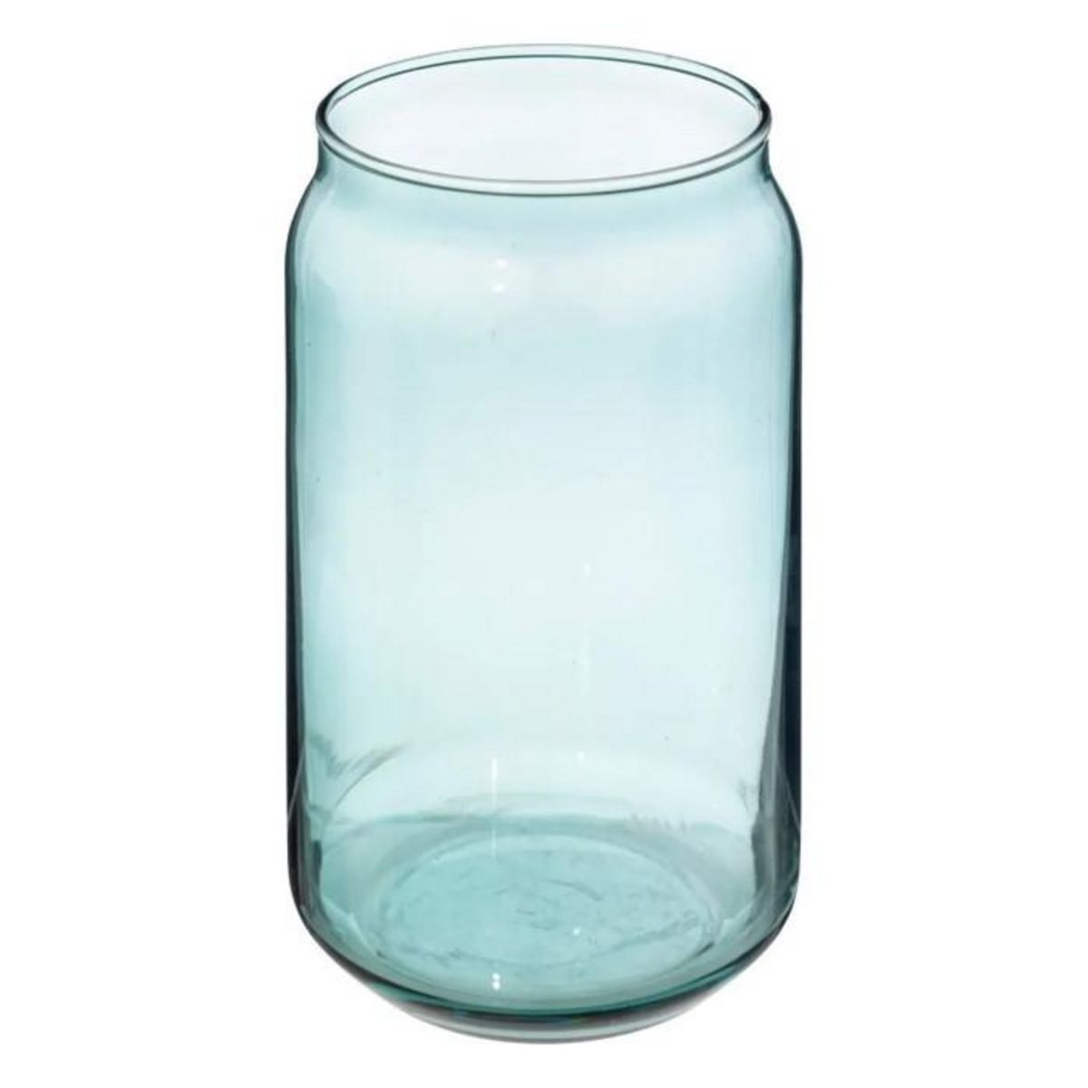 SECRET DE GOURMET Verre Cannette Avec Paille  Be Vintage  52cl Bleu