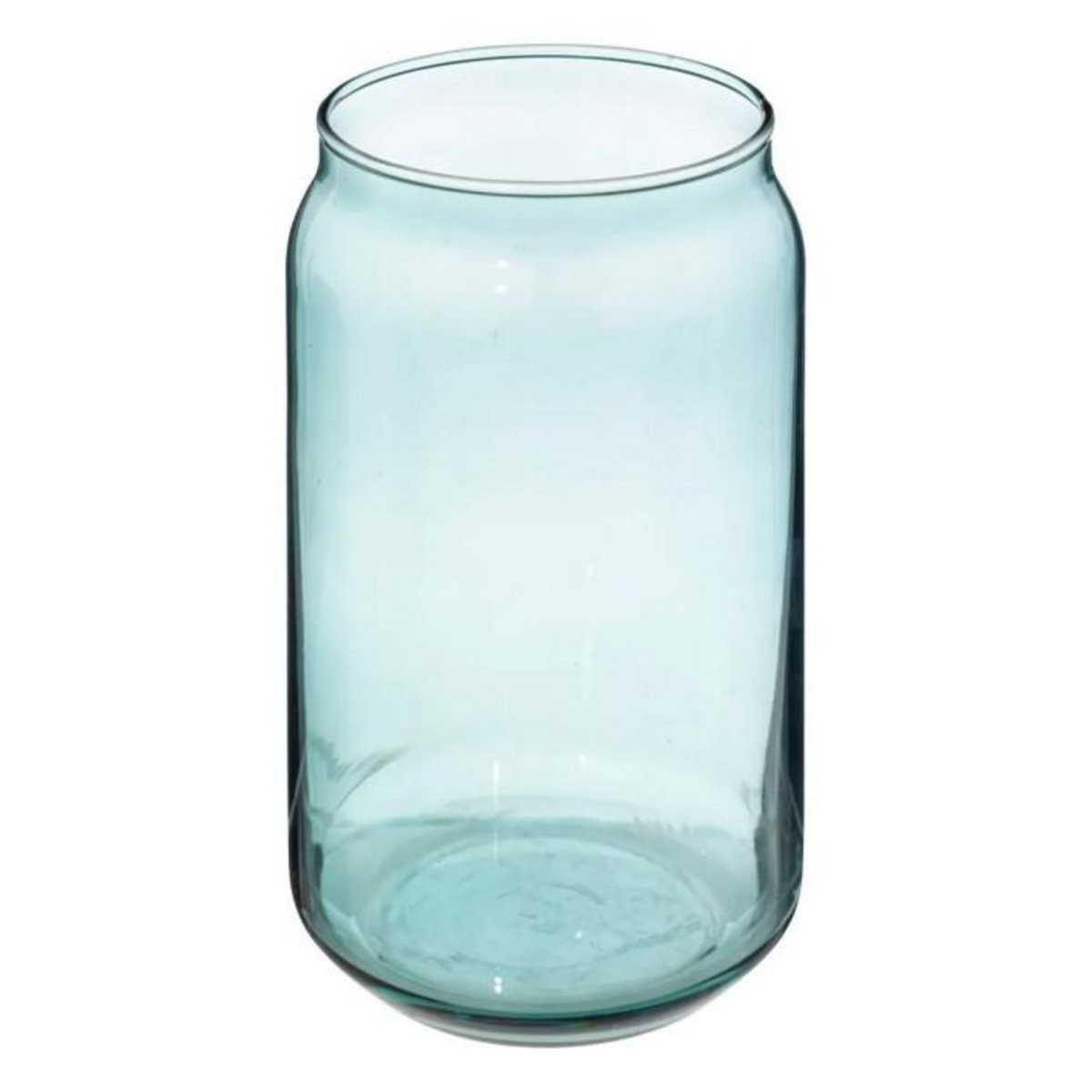 SECRET DE GOURMET Verre Cannette Avec Paille  Be Vintage  52cl Bleu